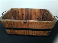 16.5x 10.75x 6.75 in wooden planter box