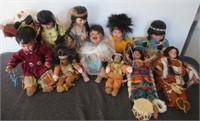 (11) Native American dolls.