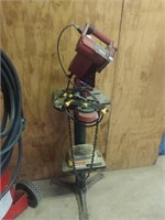 Chicago Electric Chainsaw Blade Sharpener Mounted