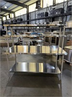 Nice!! New Elkay Custom Stainless Table 72” x 36”