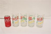 4 Cola Coca Glasses