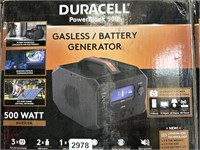 DURACELL BATTERY GENERATOR RETAIL $300
