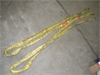 (2) Total Tool 10ft Polyester Round Slings