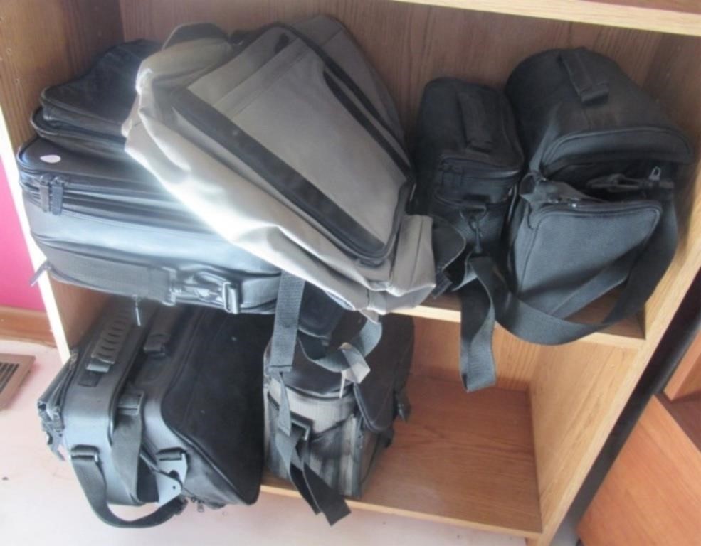 Various laptop and computer bags.