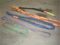 Assorted Polyester Round Slings  longest 6ft