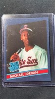 Michael Jordan Rated Rookie baseball card