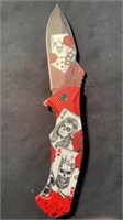New 5” Card Couple Handle Knife