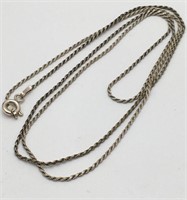 Sterling Silver Italian Rope Chain