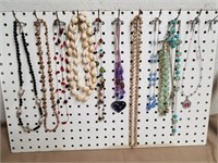 Group of miscellaneous necklaces one looks like