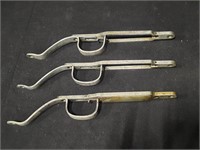 (3) Antique Military Rifle Trigger Guards