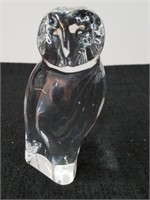 Beautiful glass owl it does have a marking on the