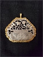 Very interesting pendant stamped Kenneth Lane 3x