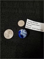 Vintage marbles West Virginia swirl shooter