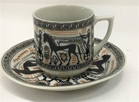 Athens Museum Greece Cup And Saucer