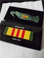 New Vietnam War pocket knife inside display box