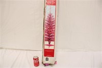 4' Tall Pink Pre-lit Christmas Tree ~ Works