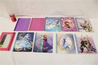 Frozen & Cinderella Notebooks w/ Pencil Case