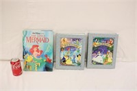 2 Disney Enchanted Tales w/ Little Mermaid Book