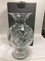 Waterford Crystal Large Rose Vase In Original Box