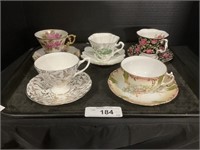 Decorative China Tea Cups.