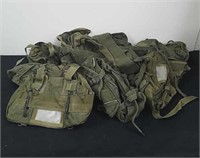 Group of military pouches