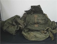 Group of large military bags