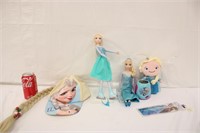 Frozen Elsa Dolls w/ Hat, Coin Purse & ETC