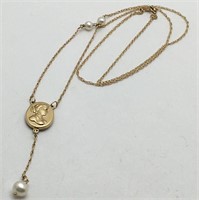 10k Gold Pendant Necklace