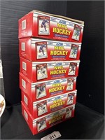 (6) Boxes 1991 Score NHL Trading Cards.