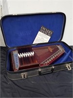 Chrome a harp by Rhythm band with case and owners