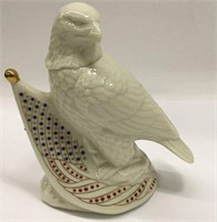 Lenox Porcelain Eagle And American Flag Figurine