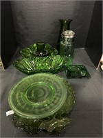 Stunning Green Glassware.