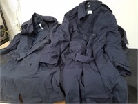 Four military dress coats very nice thick lined
