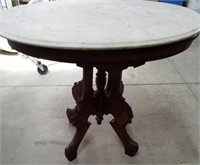 Beautiful table marble top 29x 34.5 X 25 in