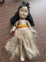 Antique Hawaii Girl Doll with Bad foot (Dining