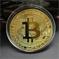 One Physical Bitcoin Commerative Coin