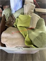 Box Lot of Towels (Dining room under table)