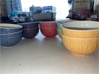 5 Color Smaller Bowl Lot of 10  (dining room)