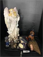 Halloween Decorations, Resin Angel, Bobble Head