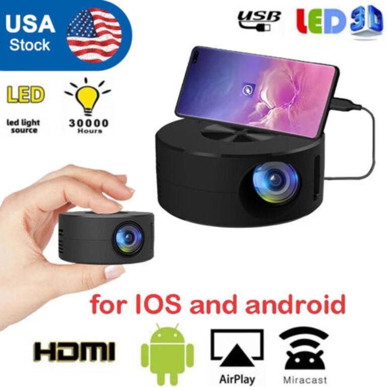 Mini Projector LED HD 1080P Home Cinema Portable