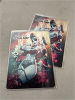 Risque & non Set Dan Mendoza Metal Comic Cards