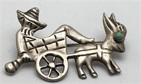 Sterling Silver Mexico Broach