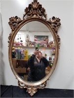 Beautiful vintage framed mirror 40x 21