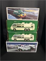 (4) Collectible Hess Advertising Trucks & Hess Van