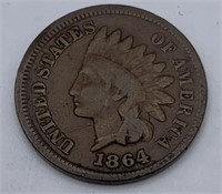 1864 L Indian Head Penny