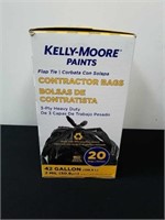 New 20 count box of 42 gallon Kelly Moore paints