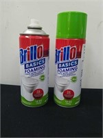 Two new 12 oz cans of Brillo Basics foaming