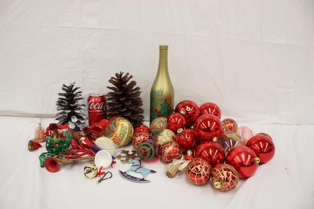 Assortment of Christmas Ornaments