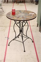 Stone Top & Metal Base Table Has Rust
