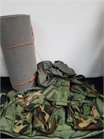 Military elcs long sleeve shirt, and three mats